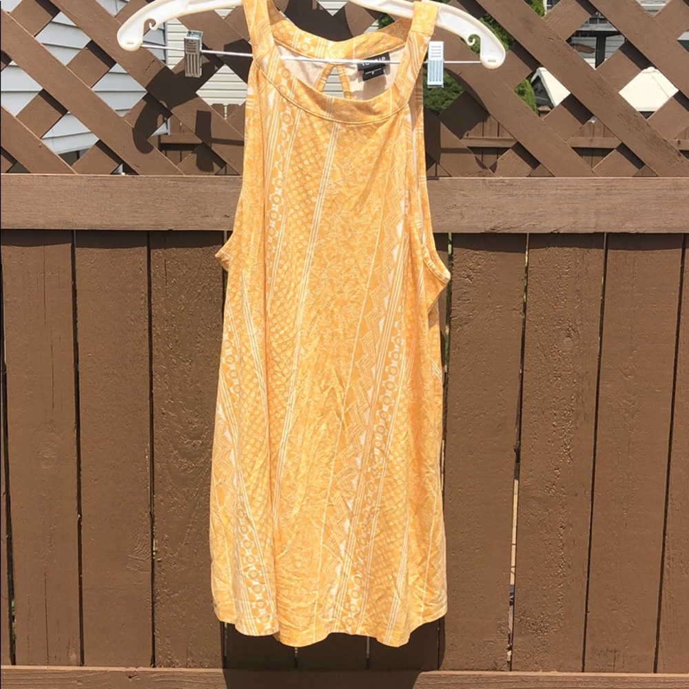 Torid Yellow Halter Tank